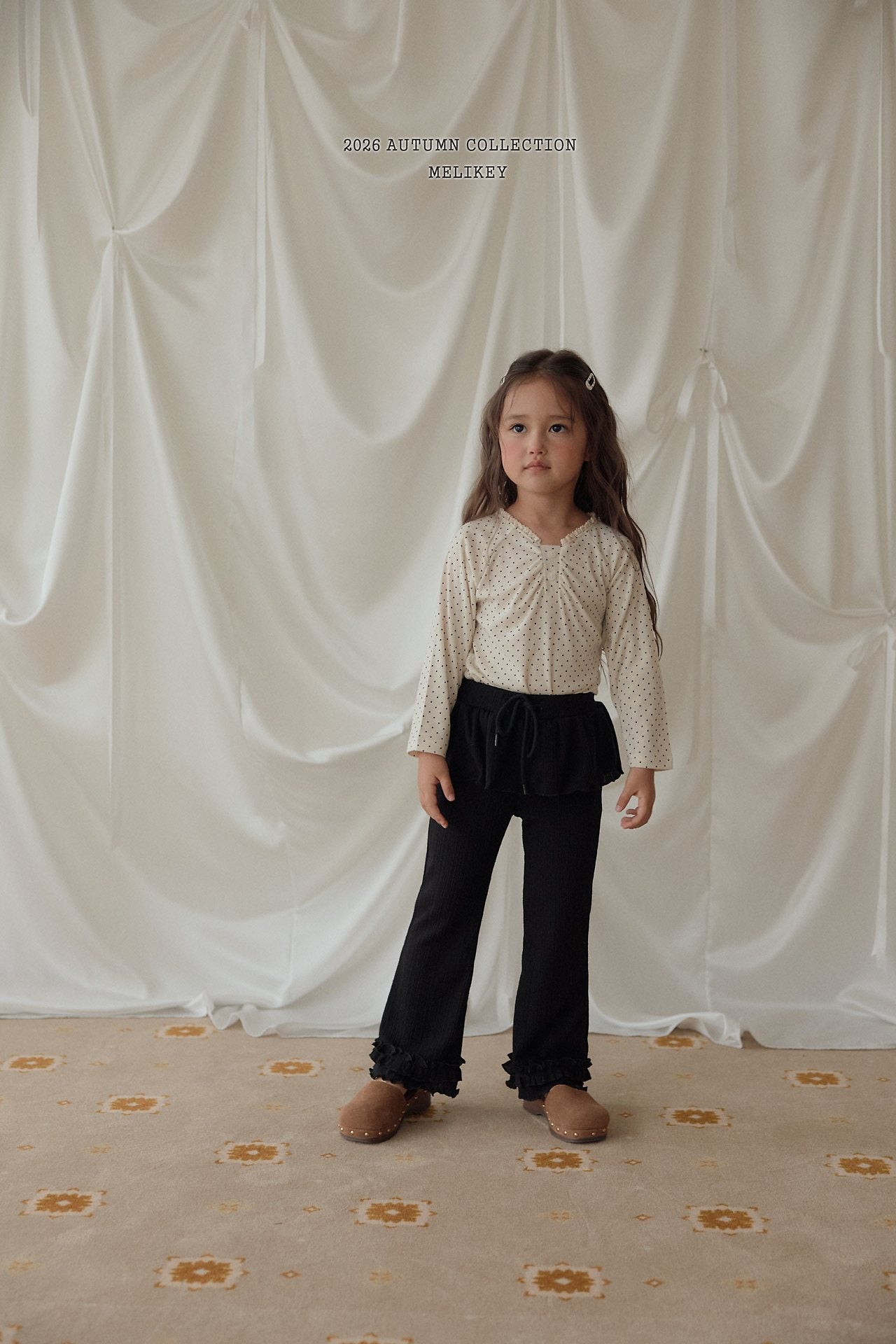 ［Melikey］Frill tutu flare pants
