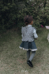 ［ROA］Lace mini skirt