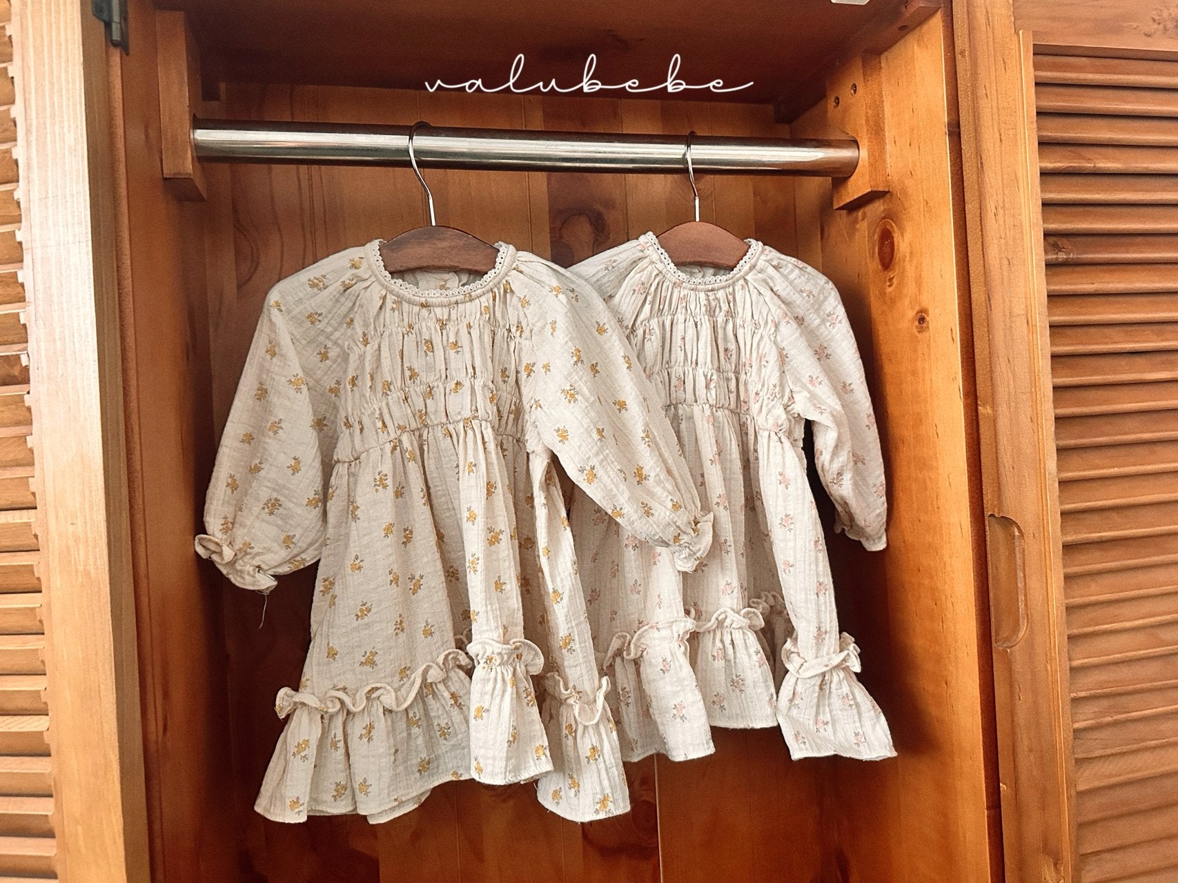 ［valubebe］Saffron flower one-piece (baby)
