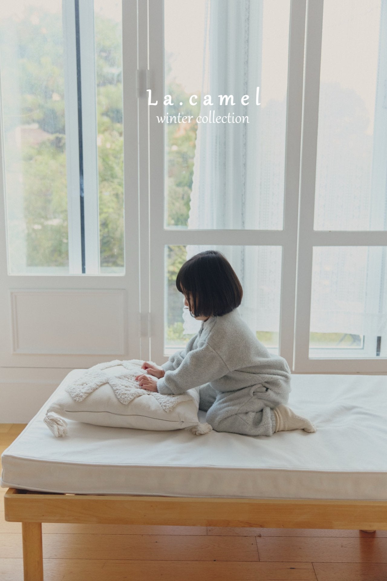 ［La.camel］Fleece set up