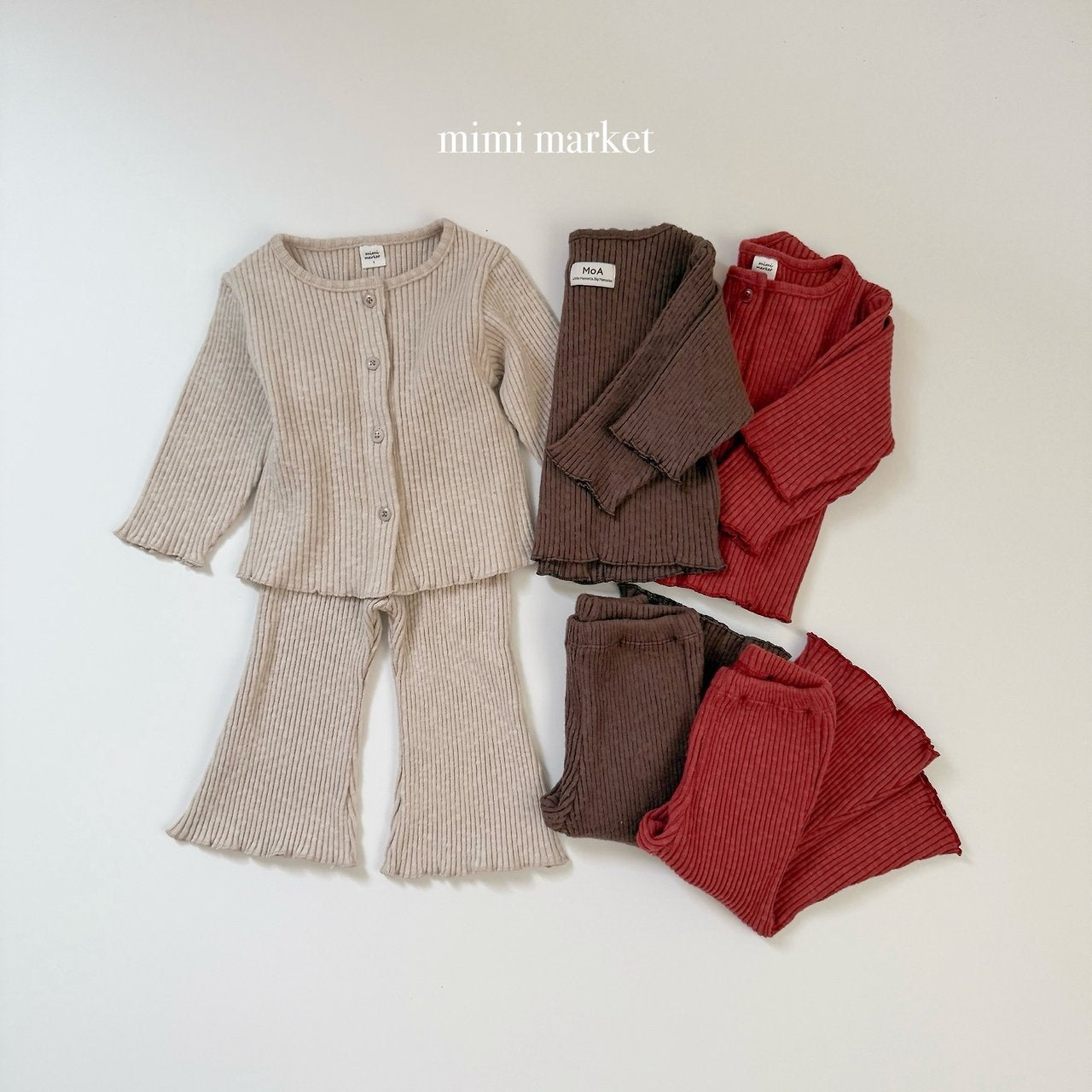 [mimi market] Rib cardigan