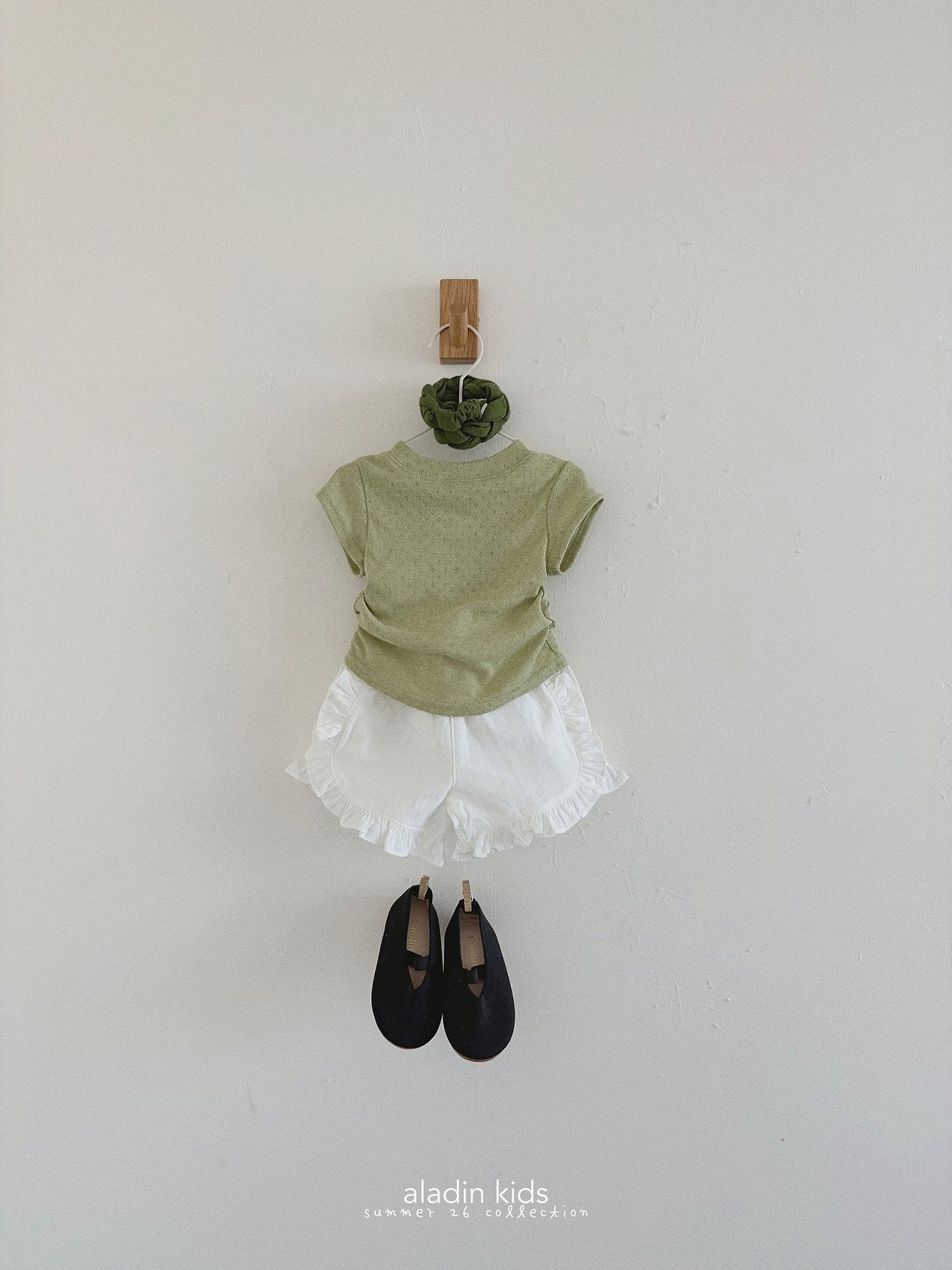 ［aladin］Eyelet shirring tops