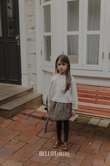 ［BELLOT］Bobo check skirt (kids)