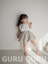 ［guruguru］Check balloon skirt