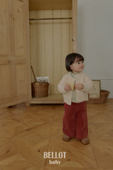 ［BELLOT］Curly alpaca cardigan (baby)