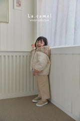 ［La.camel］Candy reversible padding jacket