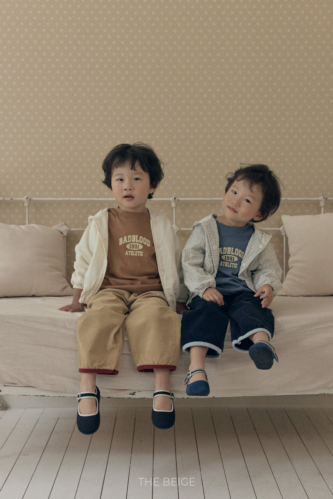 ［The beige］Bear Jumper