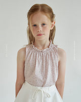［ROSETTE］Arbel frill sleeveless tops