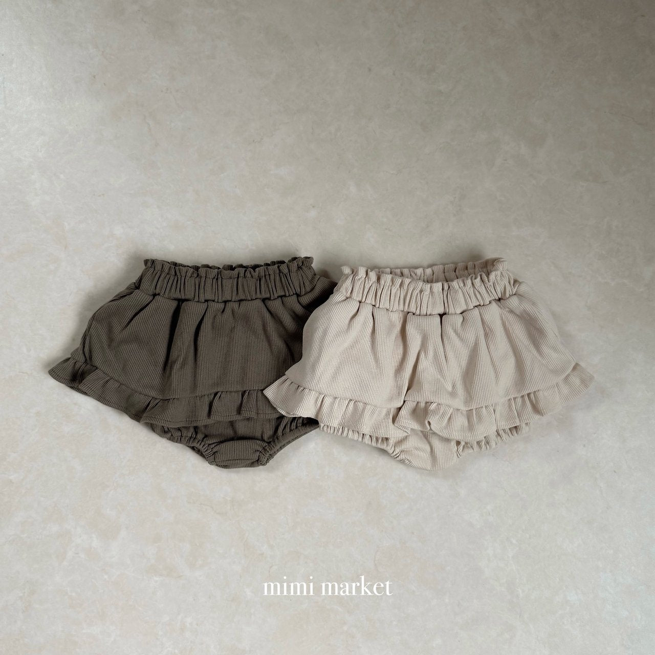 ［mimi market］Rib canncan bloomer