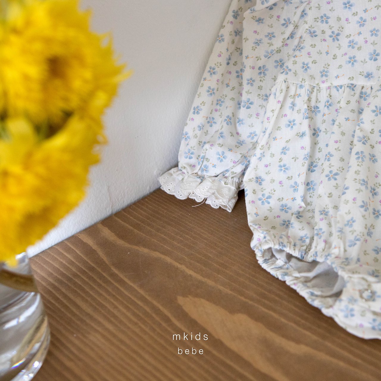 ［mkids］Maria collar rompers