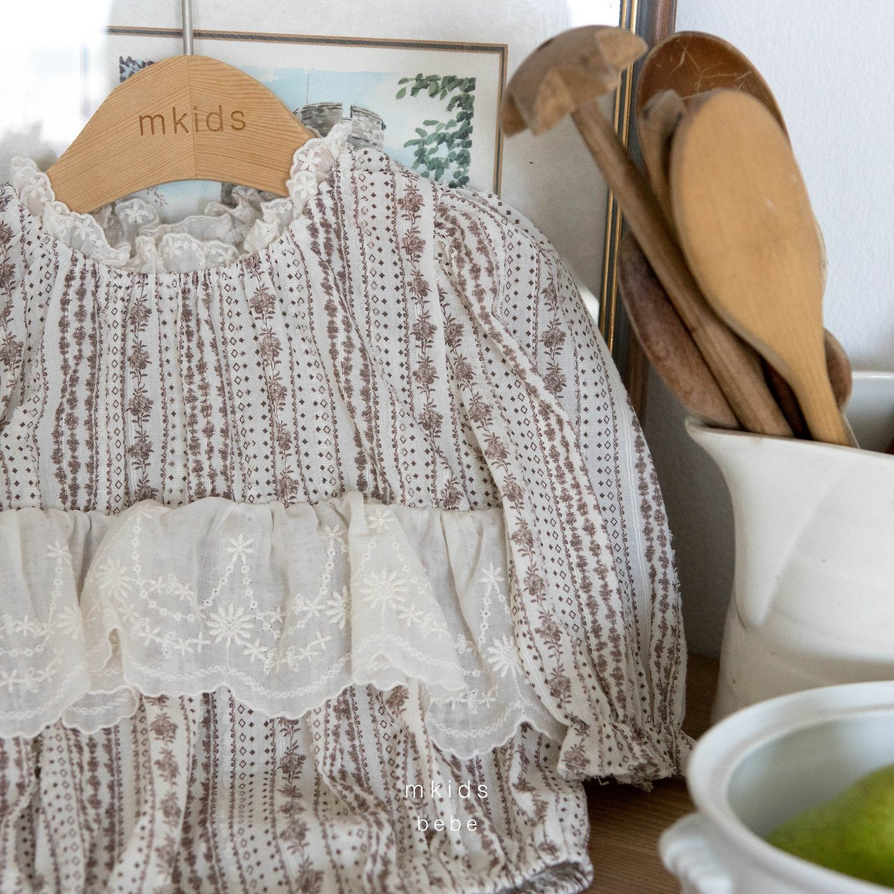 ［mkids］Adole lace rompers