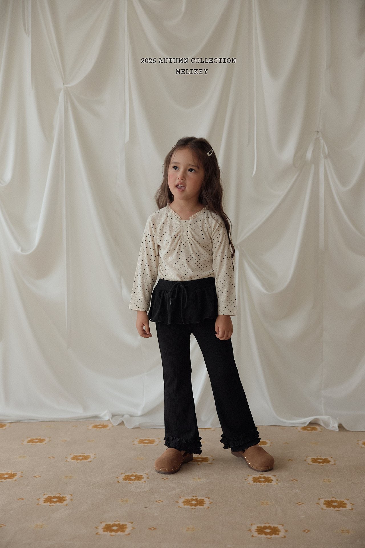 ［Melikey］Frill tutu flare pants