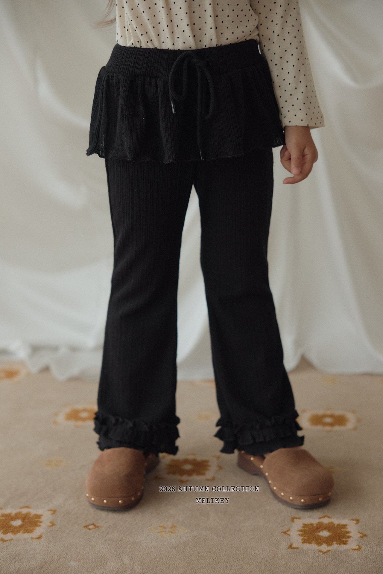 ［Melikey］Frill tutu flare pants