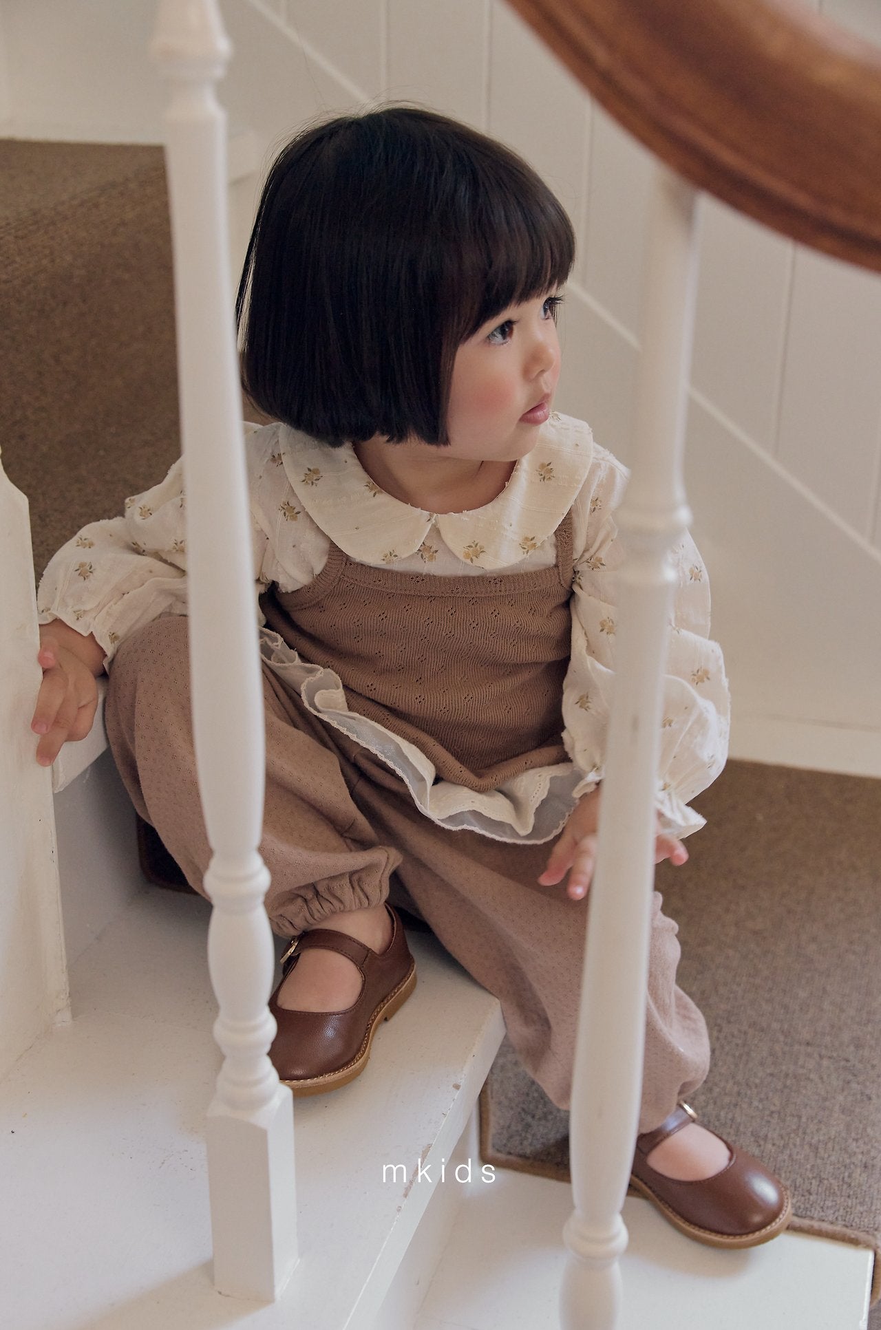 ［mkids］Eyelet halter bustier