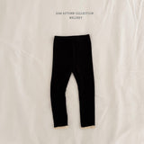［Melikey］Lace point rib leggings