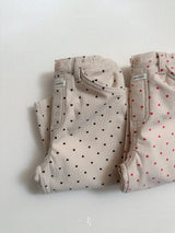 [atomeme] Heart Corduroy Pants