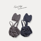 ［normalplay］Melody Stripe Suspender Bloomer