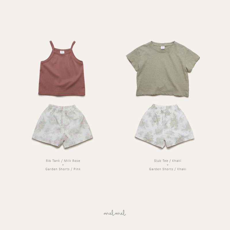［melmel］Garden short pants