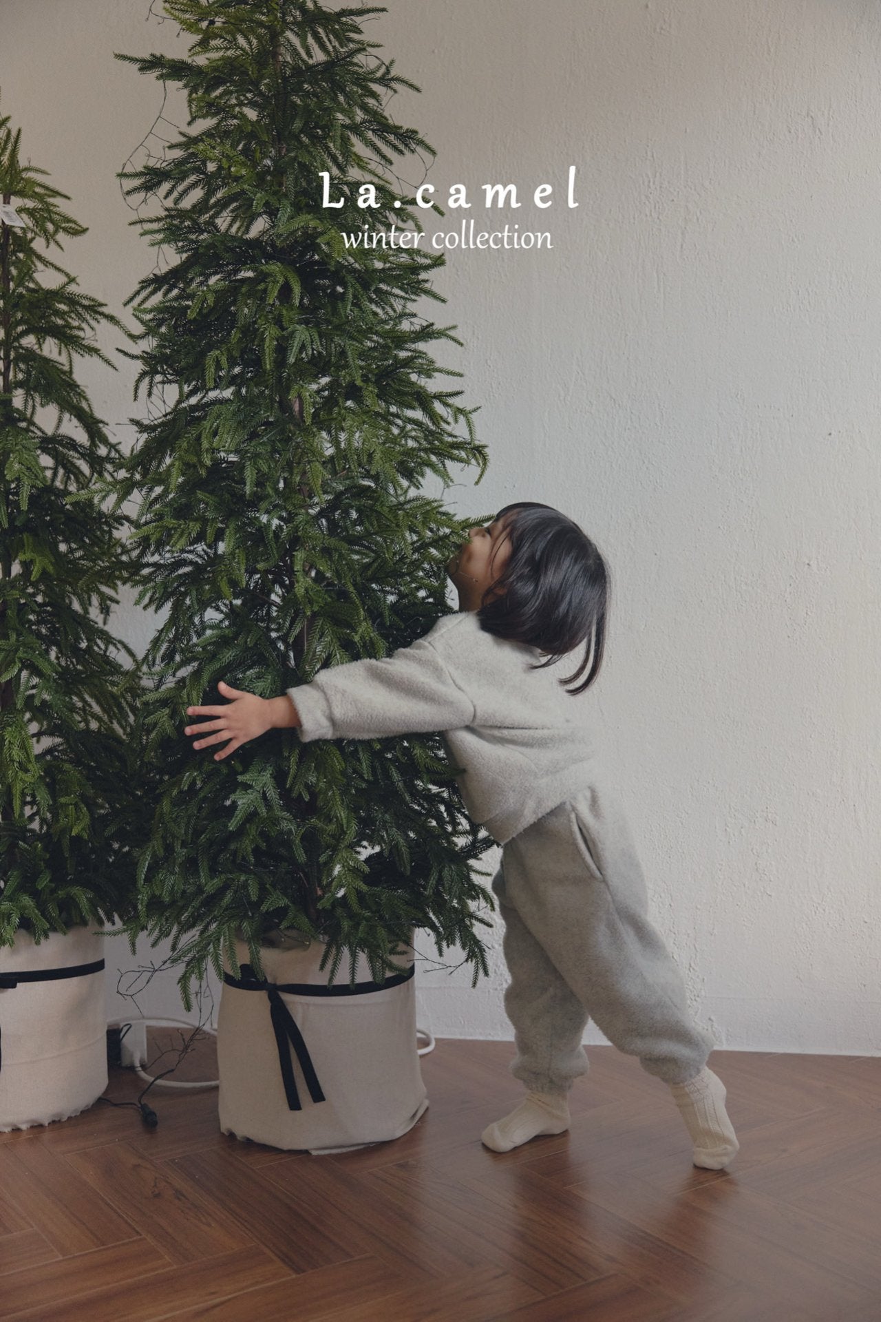 ［La.camel］Fleece set up