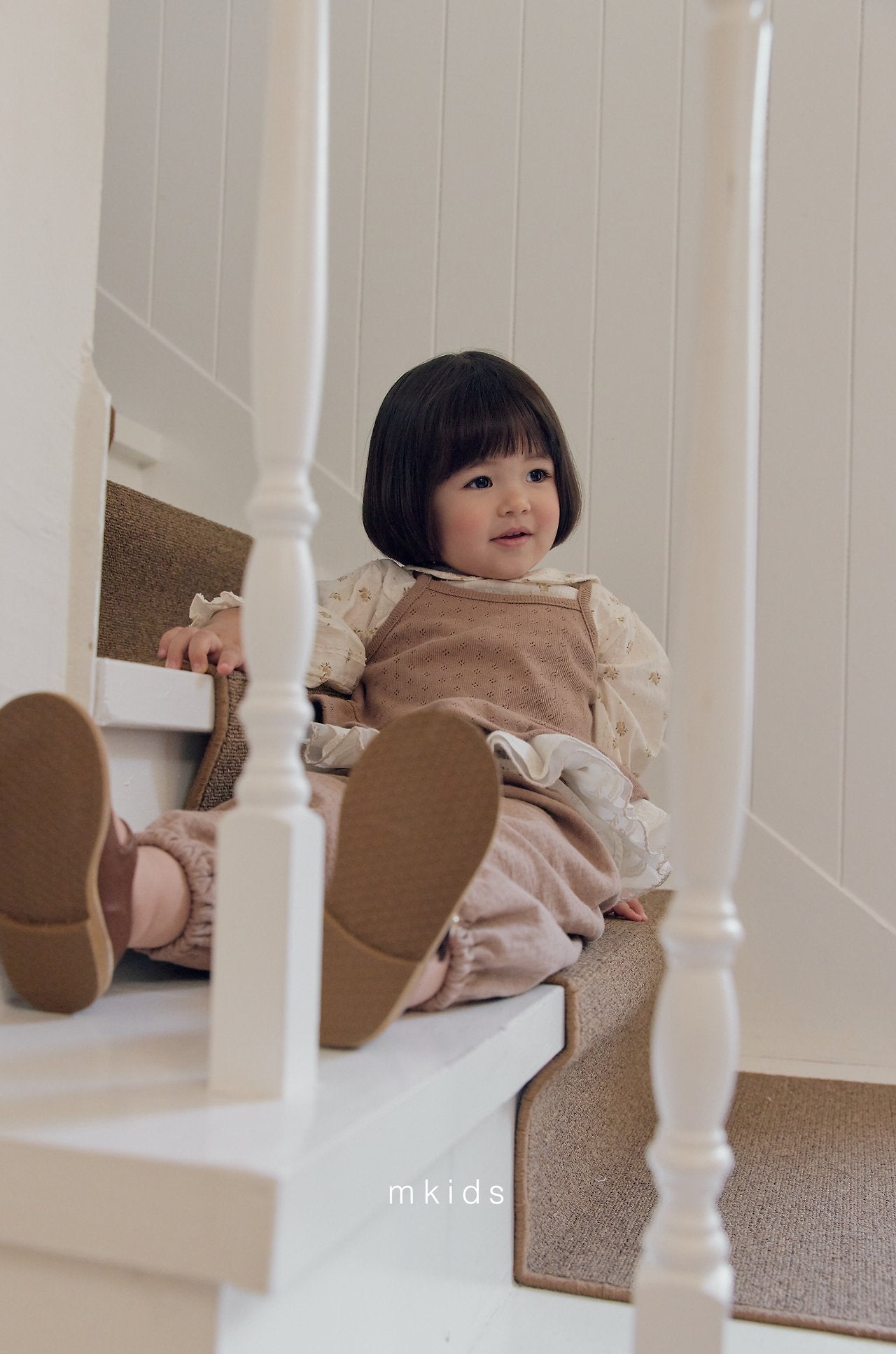 ［mkids］Eyelet halter bustier