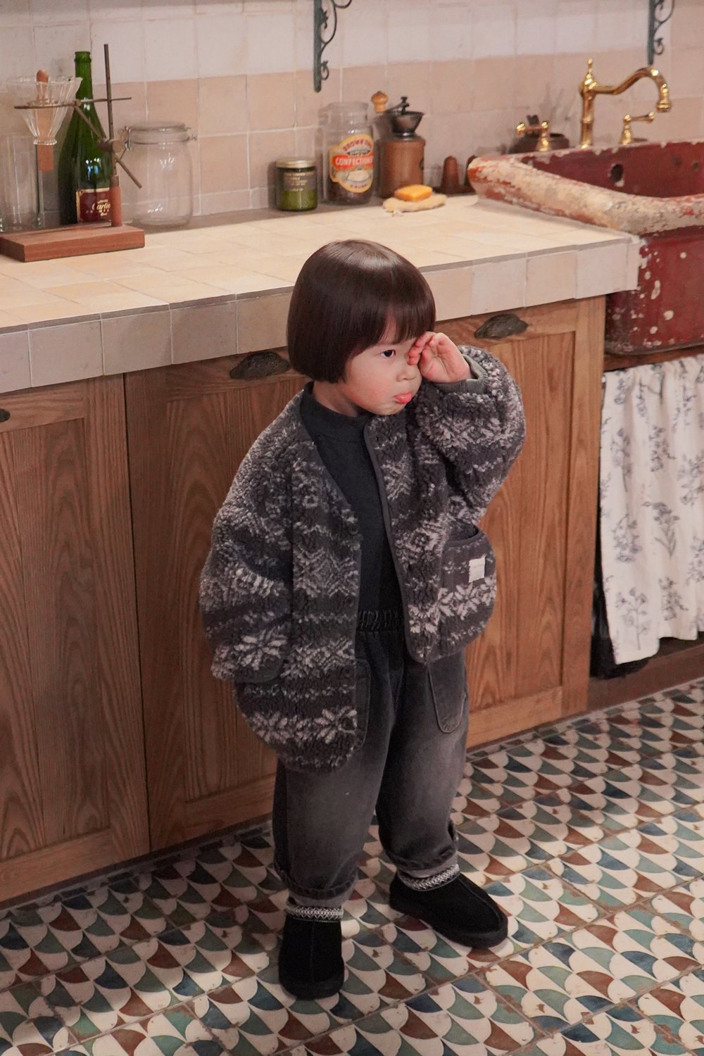 ［onu］Basic half neck tee (baby)