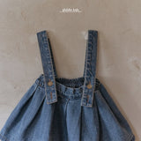 ［aladin］Marron suspender skirt