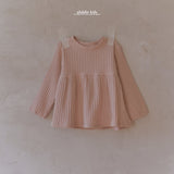 ［aladin］Mellow rib blouse