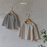 ［aladin］Button stripe tee