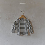 ［aladin］Button stripe tee