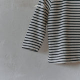 ［aladin］Button stripe tee