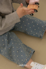 ［aladin］Heart tuck denim pants