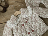 ［HIBYEBEBE］Iris flower lace quilting jacket