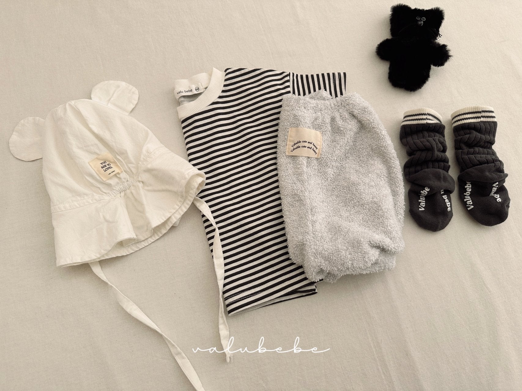 ［valubebe］Line stripe tee (baby & kids)