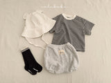 ［valubebe］Line stripe tee (baby & kids)