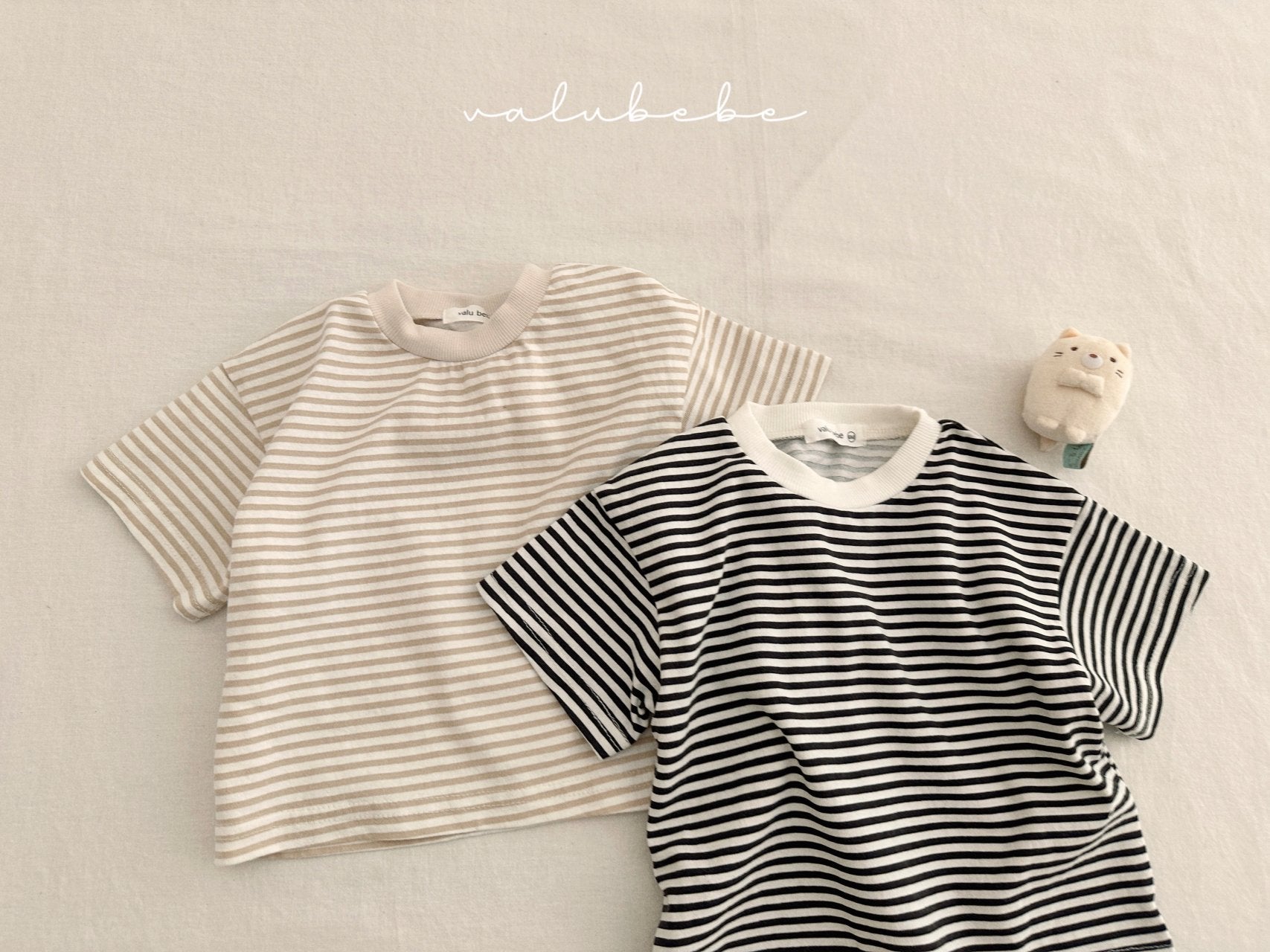 ［valubebe］Line stripe tee (baby & kids)