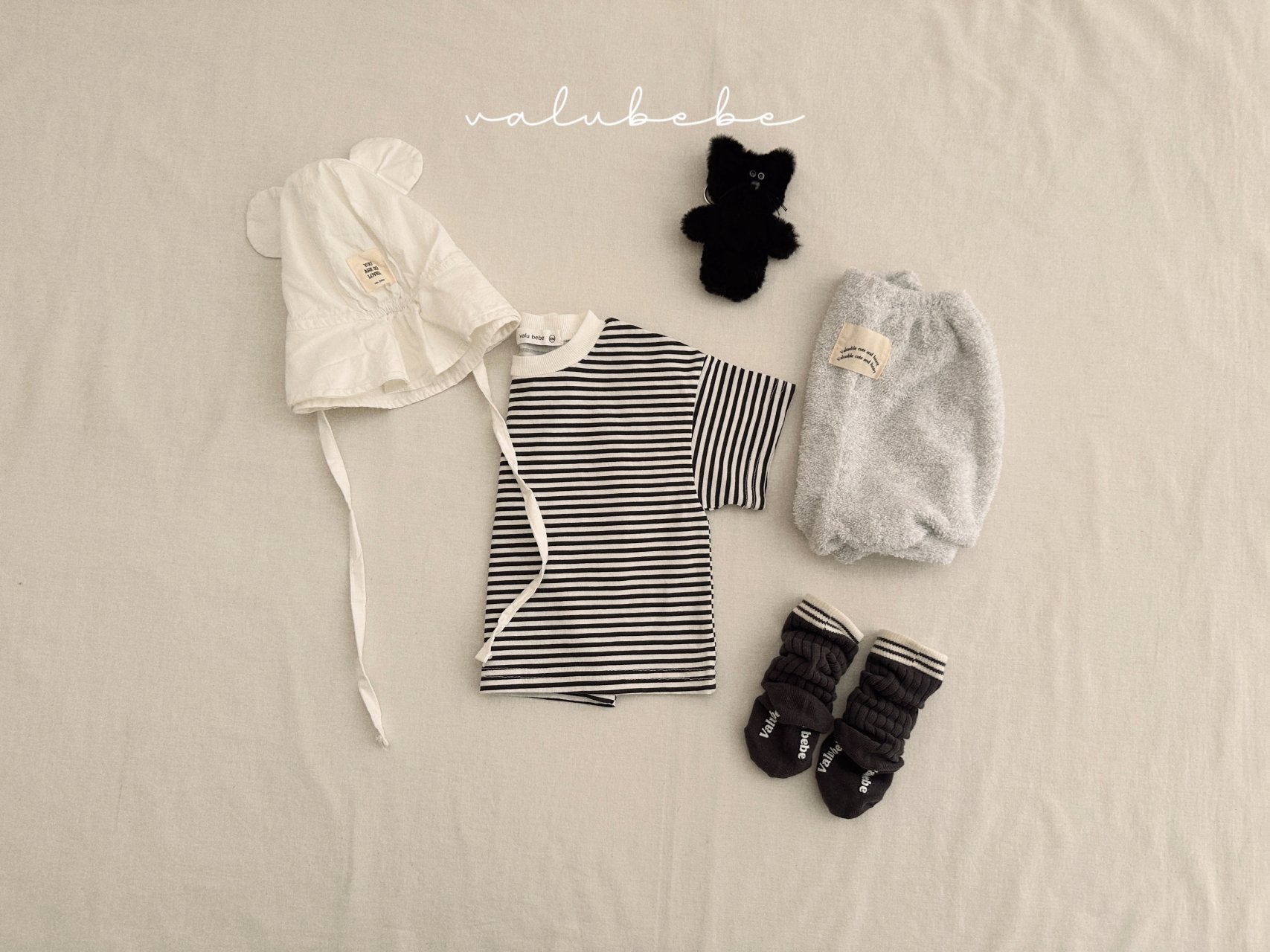 ［valubebe］Line stripe tee (baby & kids)