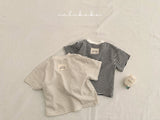 ［valubebe］Line stripe tee (baby & kids)