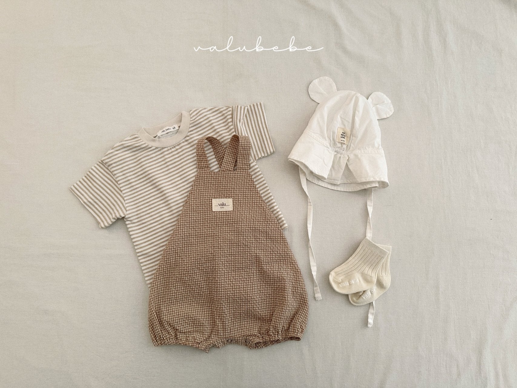 ［valubebe］Line stripe tee (baby & kids)
