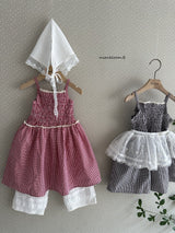 ［mienbloom.B］Frill wide pants