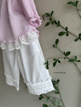 ［mienbloom.B］Frill wide pants