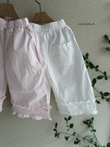 ［mienbloom.B］Frill wide pants