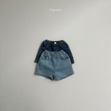 ［digreen］Ocean denim short pants