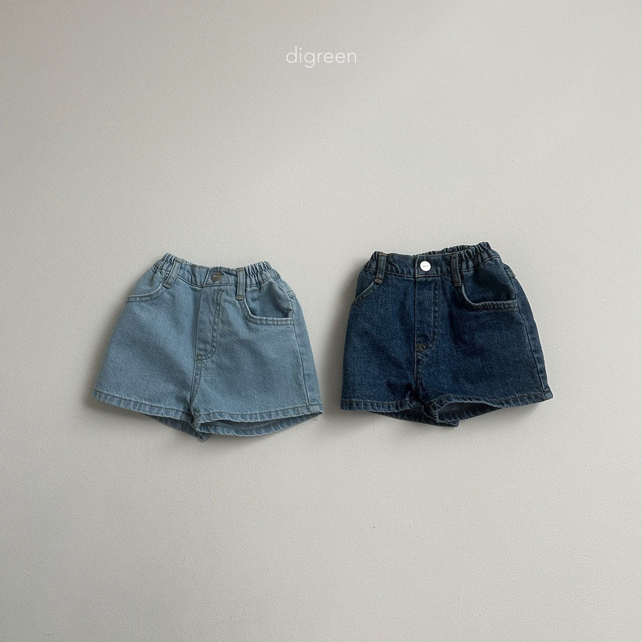 ［digreen］Ocean denim short pants