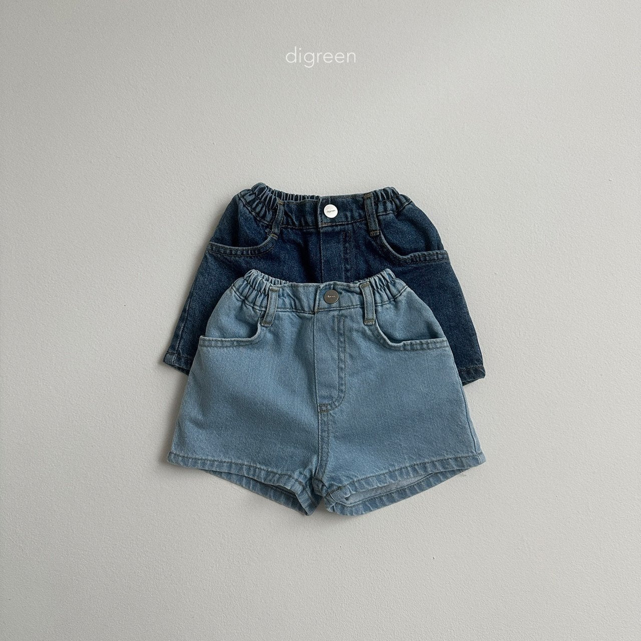 ［digreen］Ocean denim short pants