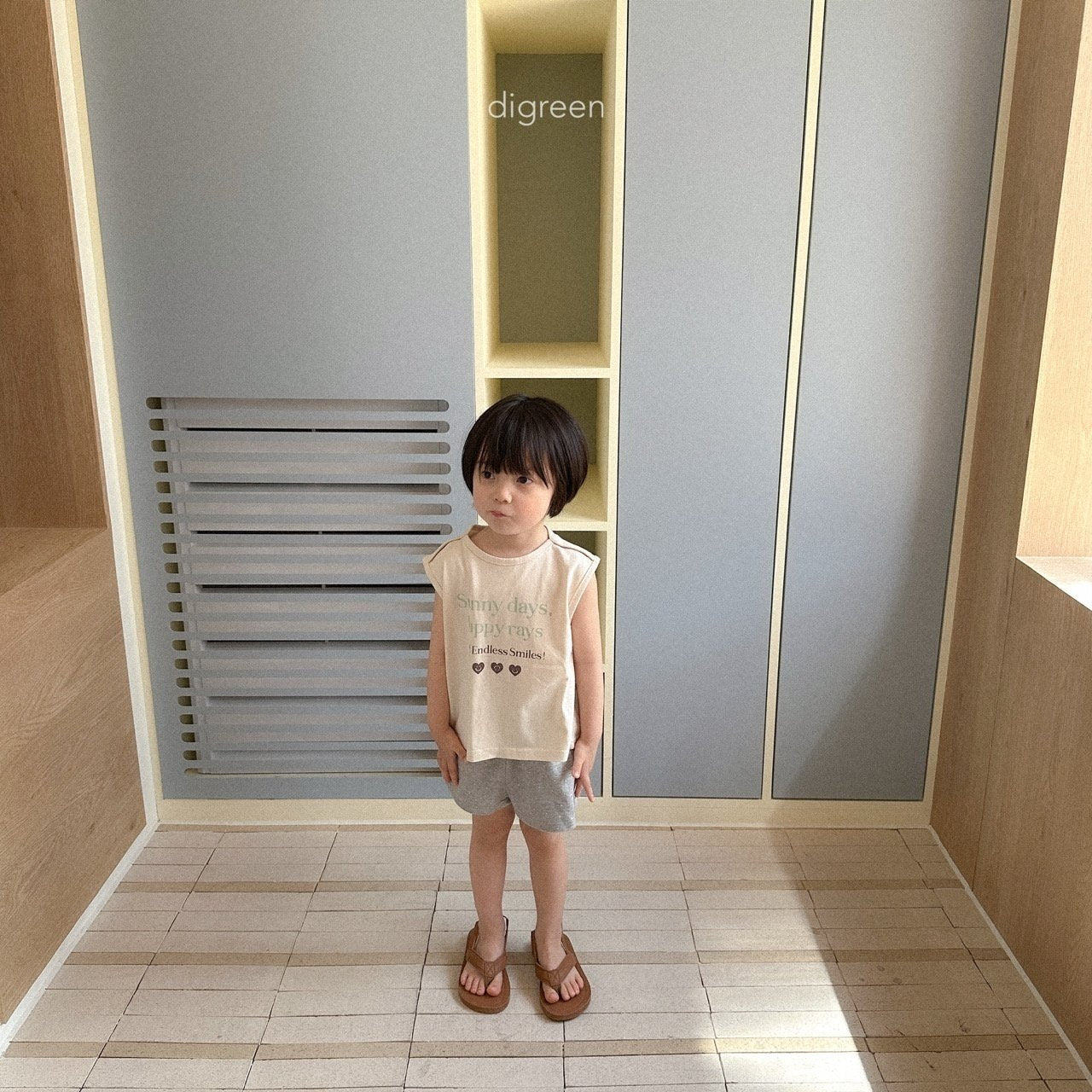 ［digreen］Sunny days sleeveless tops