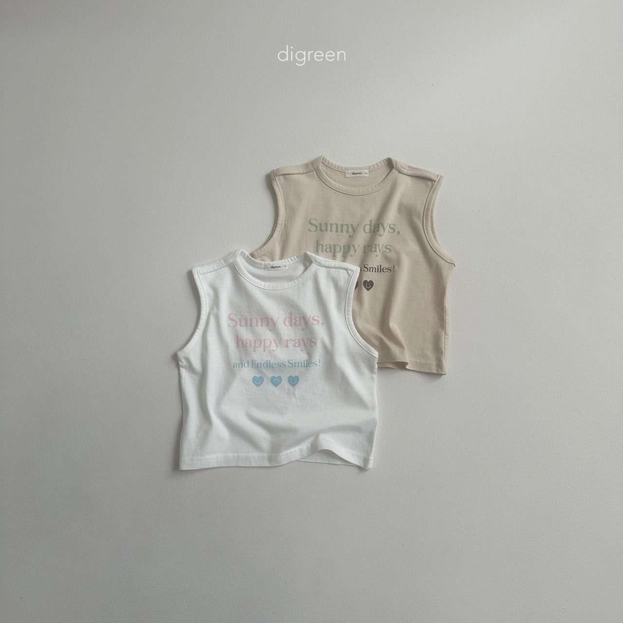 ［digreen］Sunny days sleeveless tops