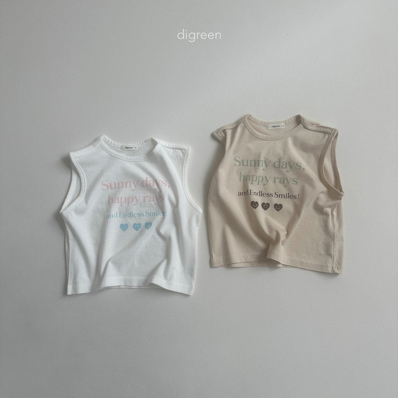［digreen］Sunny days sleeveless tops