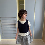 ［digreen］Flutter knit vest