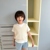 ［digreen］Flutter knit vest