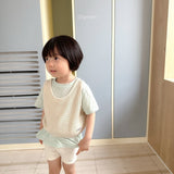 ［digreen］Flutter knit vest